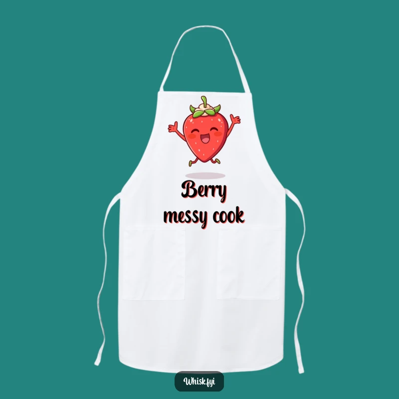 Funny Strawberry Cream Apron - A Sweet Chef's Humorous Kitchenware