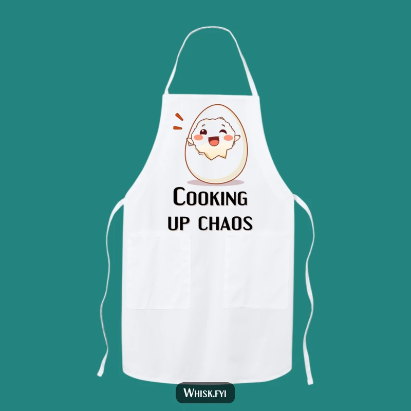 Funny Happy Egg Apron - Hilarious Breakfast Chef Gift
