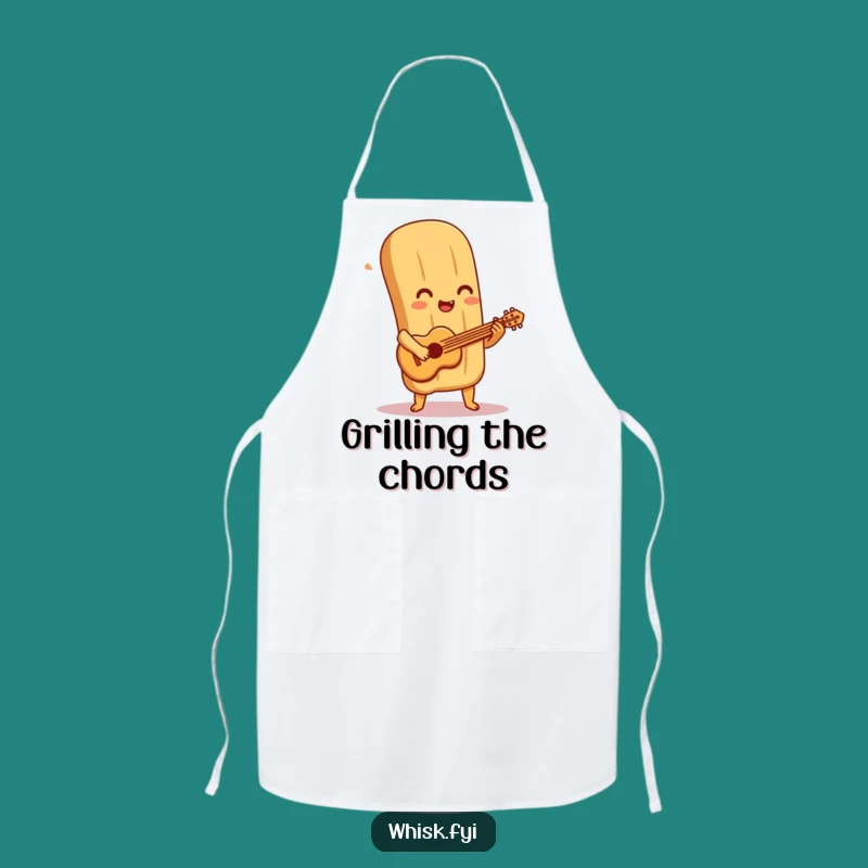 Funny Baguette Guitar Apron: Cook to a Beat, Perfect Funny Gift for Chefs