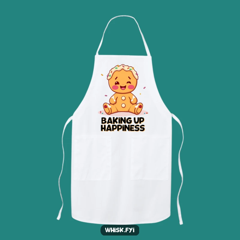 Funny Gingerbread Decorating Apron - Festive Kitchen Fun, Perfect Chef Gift