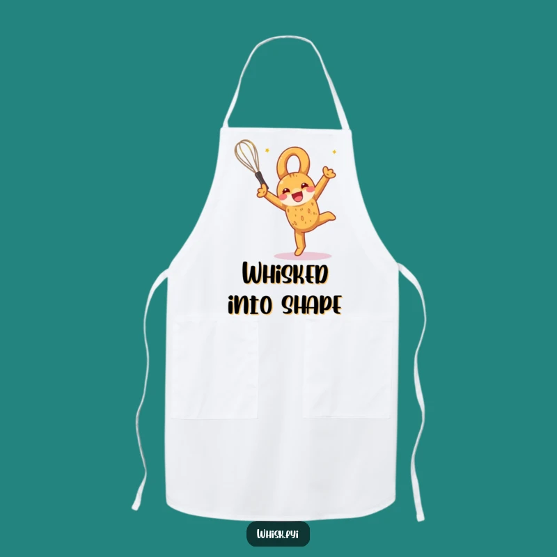 Funny Pretzel Somersault Apron A Kitchen Whimsical Baking Gift