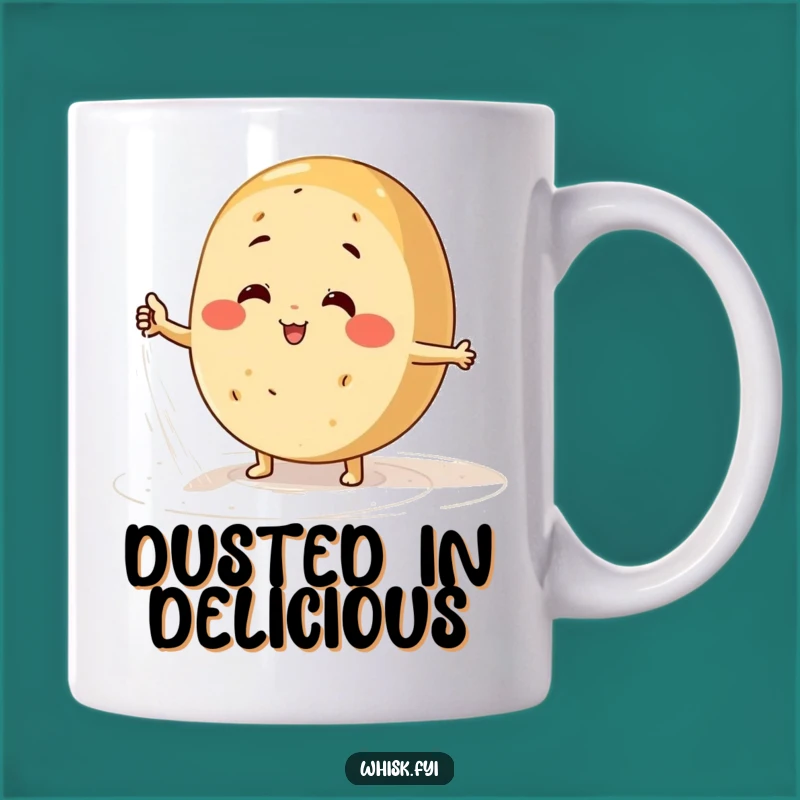 Funny Bread Flour Dusting Mug - Hilarious Baker Gift for Home Bakers