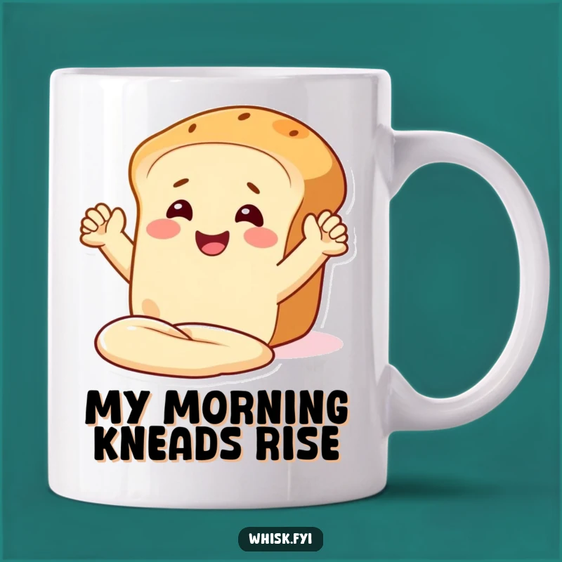 Funny Bread Kneading Mug: A Delighted Baker Loaf Makes a Hilarious Gift