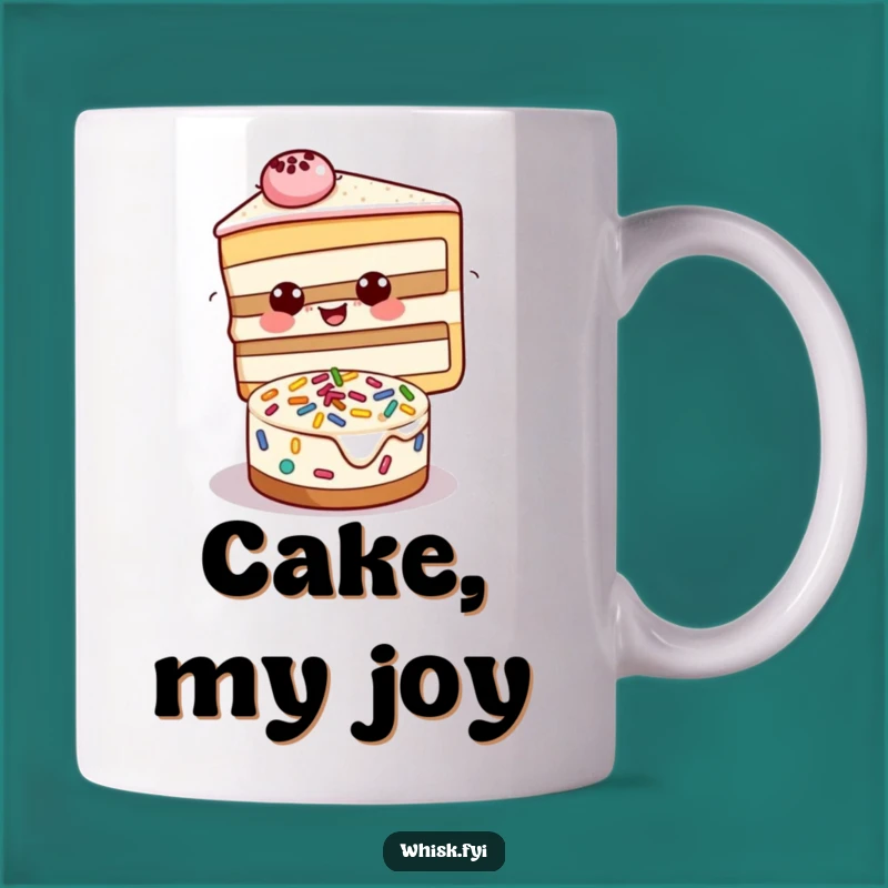 Funny Cake Decorating Mug - Beaming Baker Gift for Sweet Celebrations