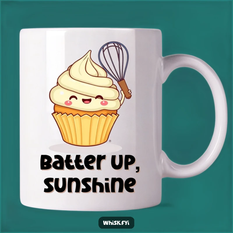 Funny Cupcake Baker Mug: Cheerful baker, a sweet and funny gift for bakers.