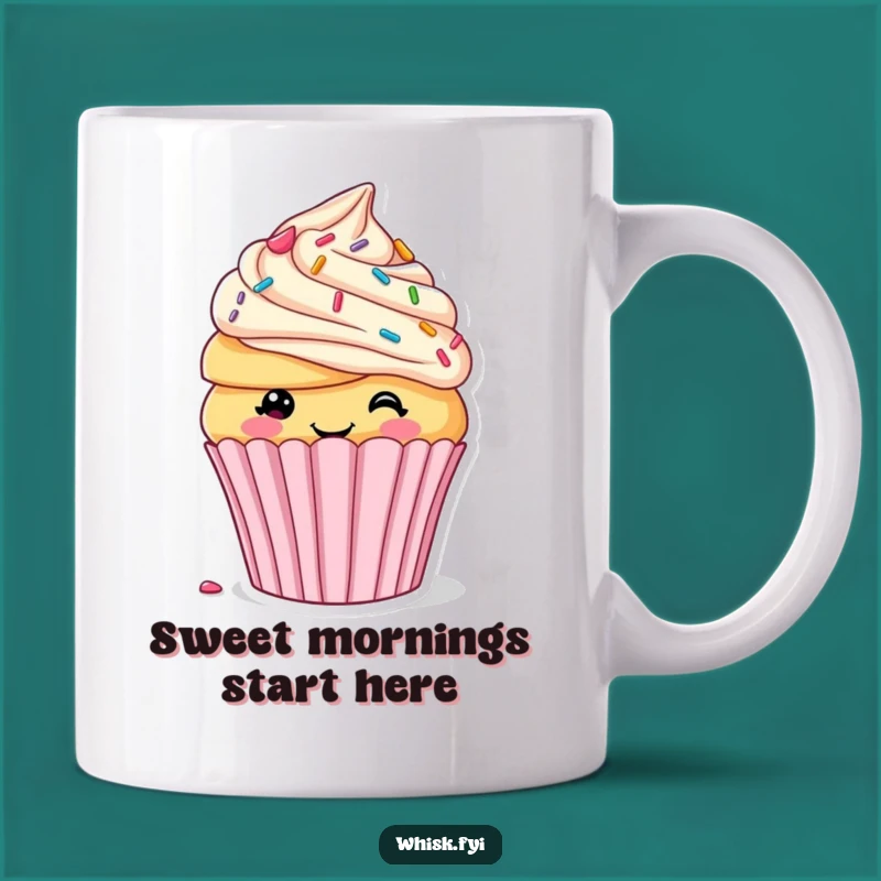 Funny Cupcake Decorating Mug: Sweet Self-Care Treat, Perfect Funny Gift for Dessert Lovers