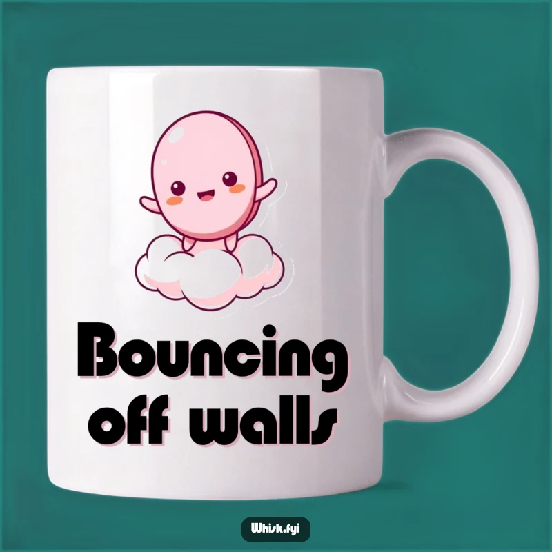 Funny Giddy Macaron Cloud Mug - Joyful & Hilarious Treat Gift