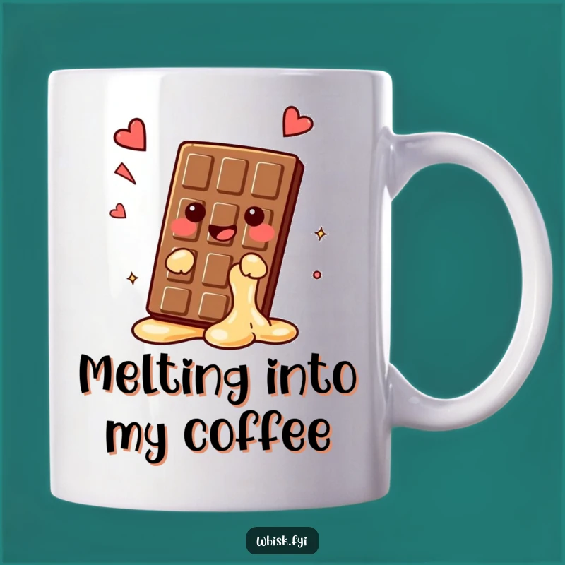 Funny Kawaii Chocolate Mug: Relaxing & Hilarious Treat Gift for Chocoholics