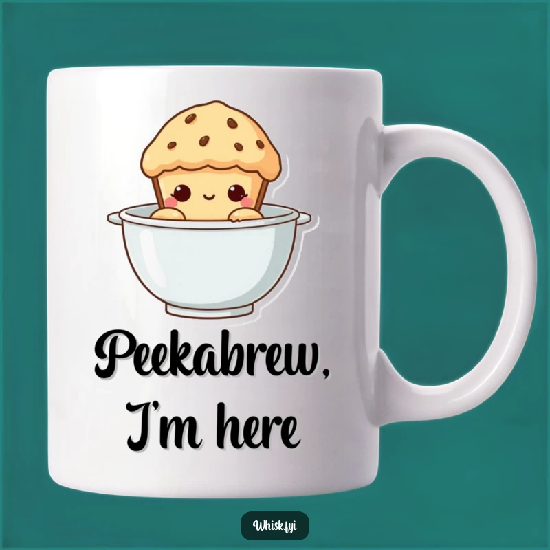 Funny Curious Muffin Mug - A Cheerful Baker's Gift For A Laugh