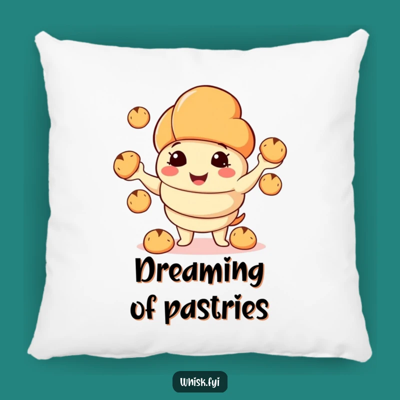 Funny Croissant Pillow: Soft Pastry Cushion, Hilarious Foodie Comfort Gift