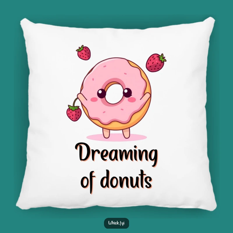 Funny Donut Joy Pillow - Cozy and Hilarious Sweet Treat Gift