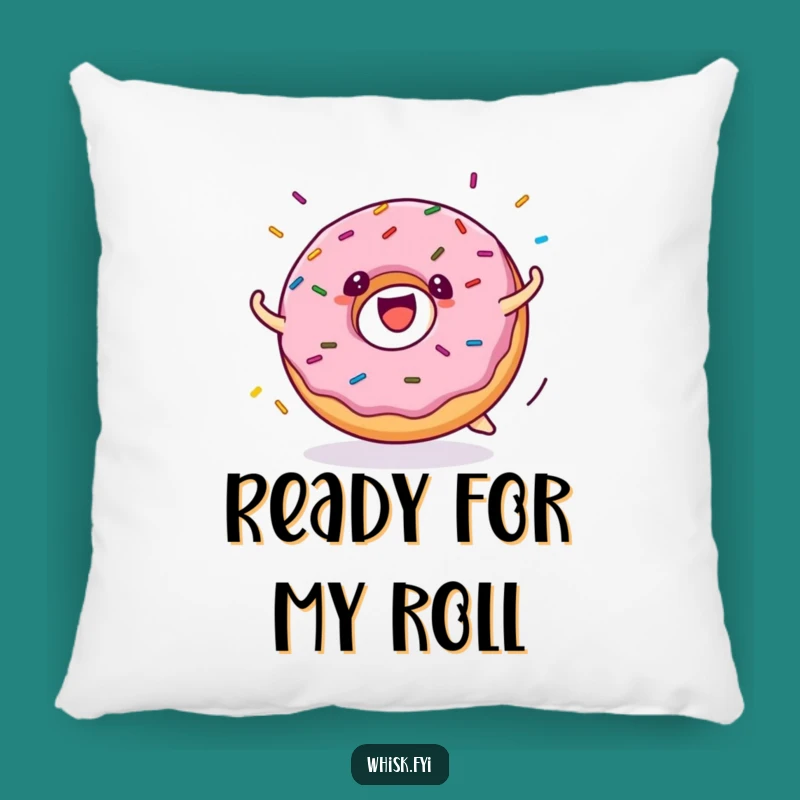 Funny Donut Rolling Pillow: Cozy Comfort, Perfect Funny Gift for Sweet Dreams