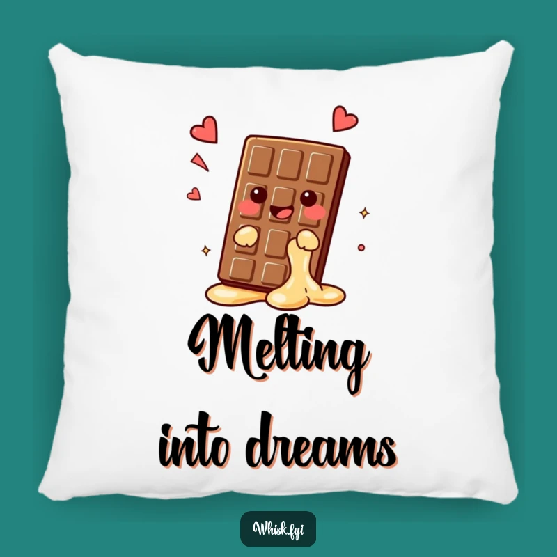 Funny Kawaii Chocolate Pillow: Soft & Hilarious Comfort for Sweet Dreams Gift