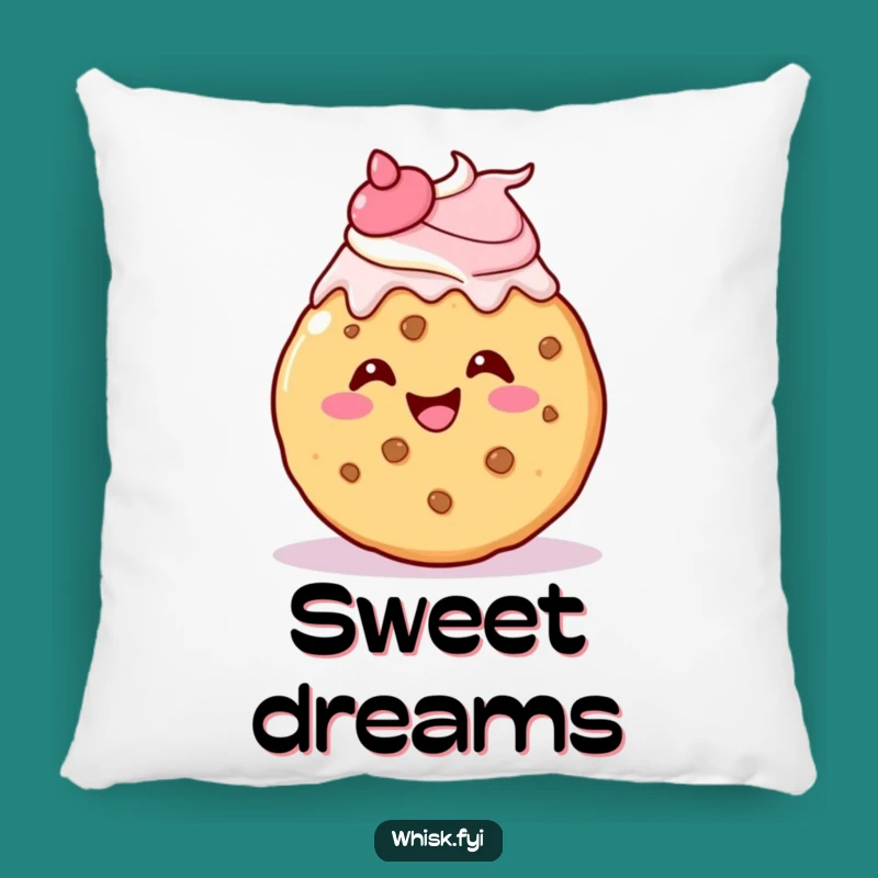 Funny Kawaii Cookie Icing Pillow: Cuddle Up with Sweet Comfort