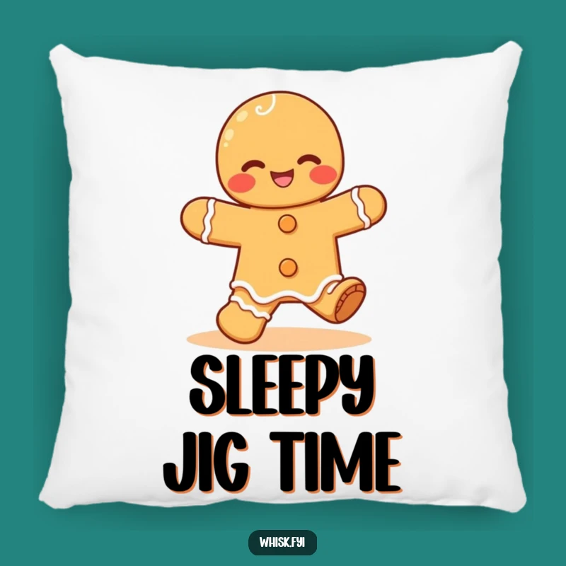 Funny Kawaii Gingerbread Pillow: Cozy Giggling Comfort, Cute Funny Gift