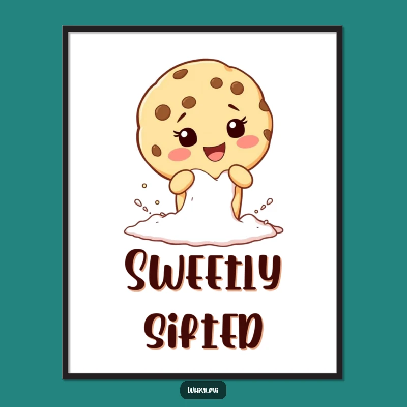Funny Cookie Baker Digital Art - Instant Sweet Baking Gift