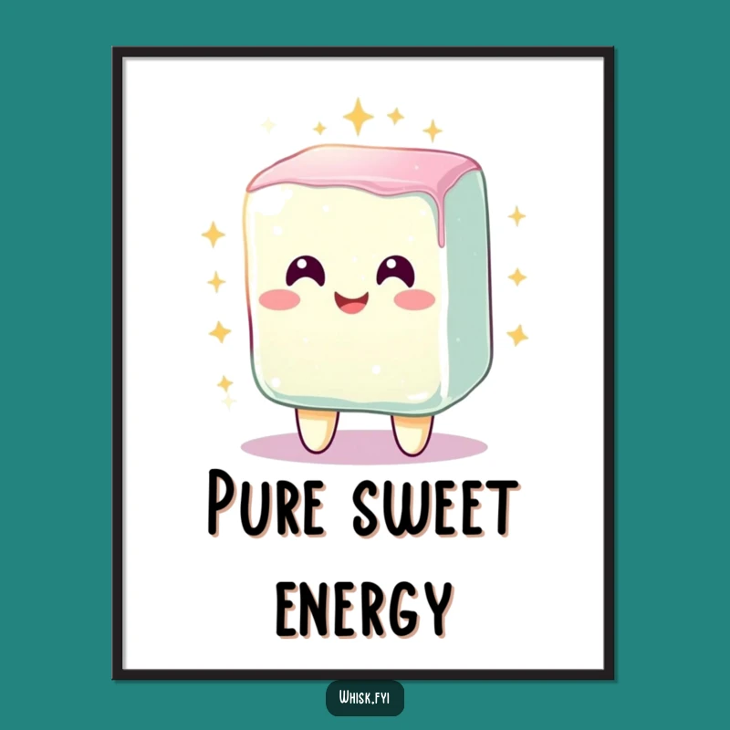 Funny Sugar Cube Digital Art - Radiant Mixing Decor Print