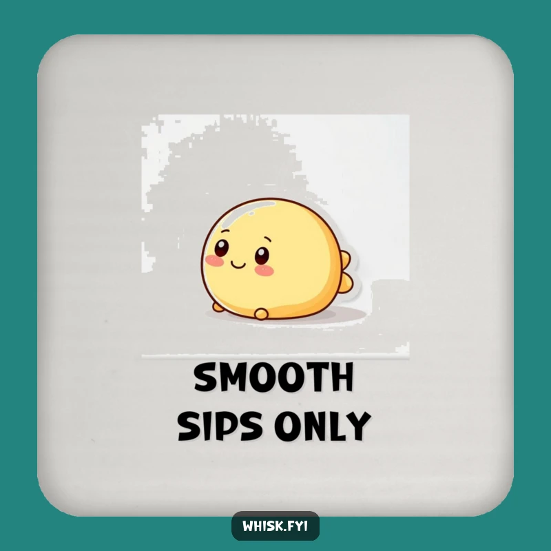 Funny Wobbly Butter Coaster - Smooth Sliding Surface Protector