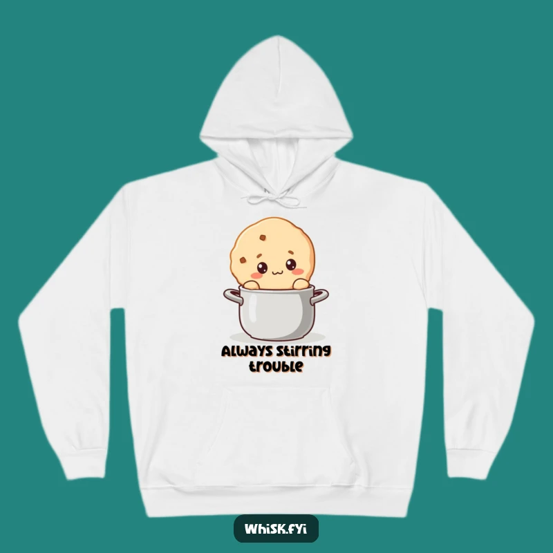 Funny Kawaii Cookie Hoodie - Cozy and Hilarious Gift for Curious Bakers
