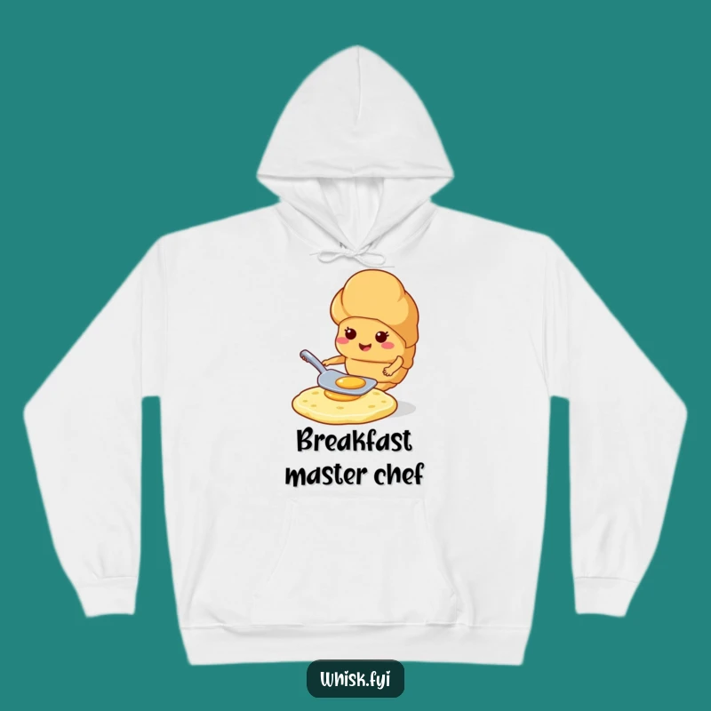 Funny Croissant Hoodie: Expert flipper, cozy comfort for a funny gift.