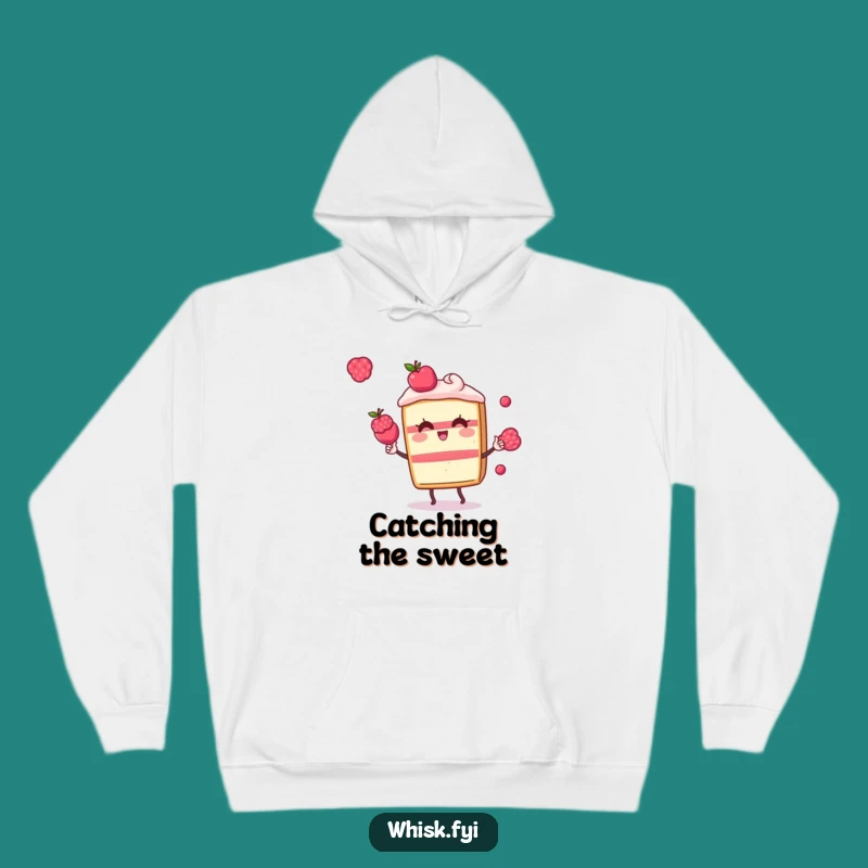 Funny Kawaii Cake Hoodie: Cozy Juggling Slice Cuddles, Amazing Funny Gift