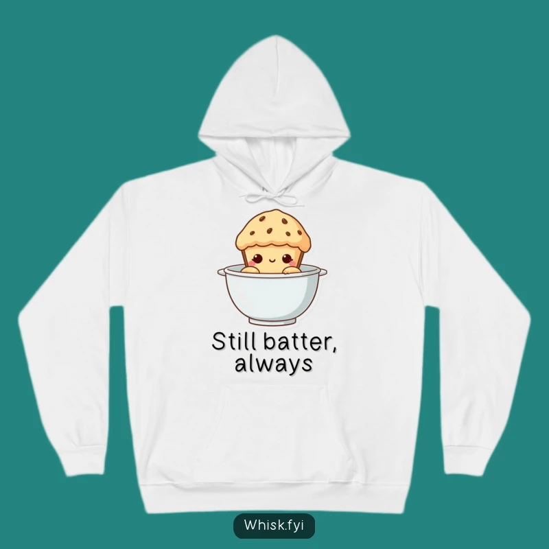 Funny Curious Muffin Hoodie - Cozy Baker's Gift for Humorous Individuals