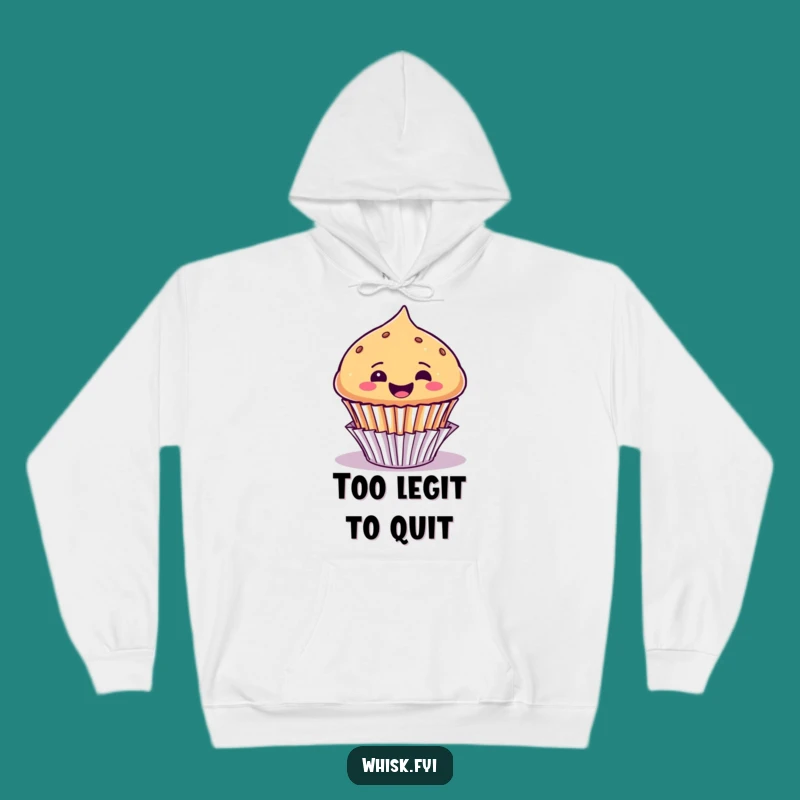 Funny Muffin Hoodie: Cozy Up in Glee with this Baked Treat Sweatshirt