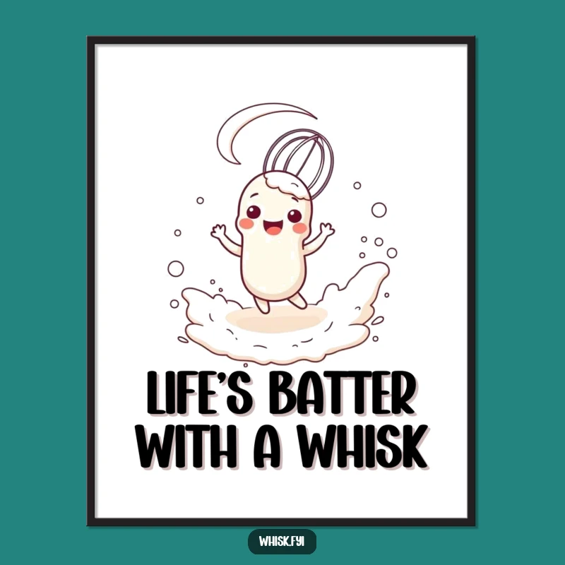 Free Printable Wall Art: Whisk Wizard - Whimsical Downloadable Decor!