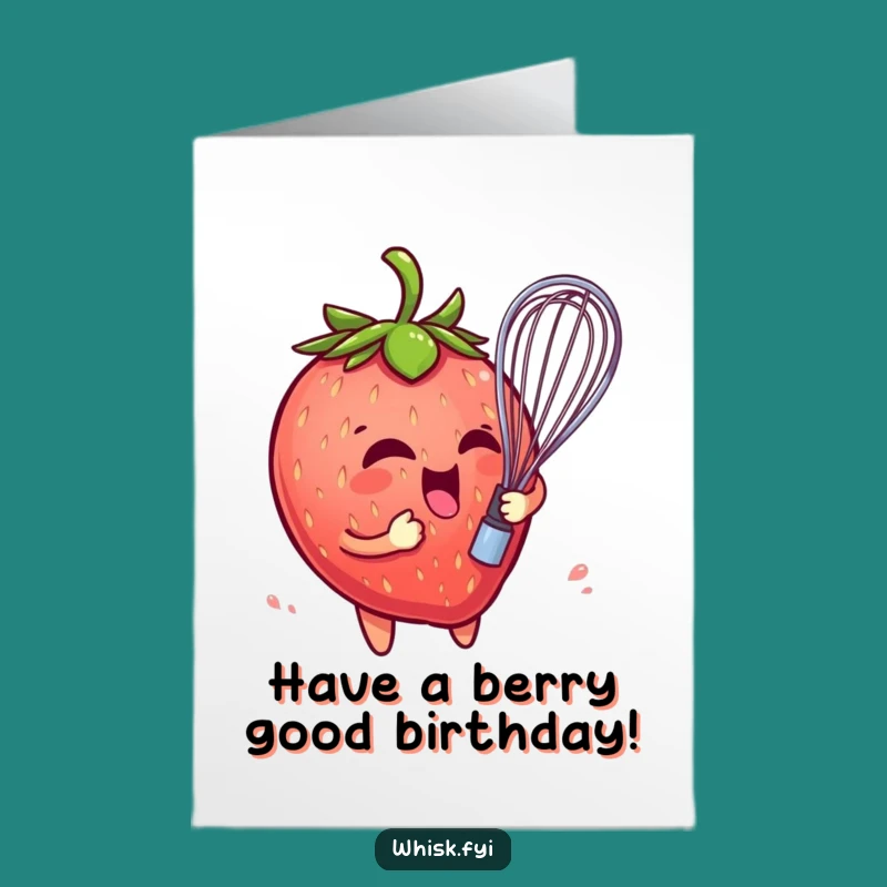 Free Printable Birthday Card: Tangled Strawberry Fun, A Whimsical & Funny Downloadable Gift!