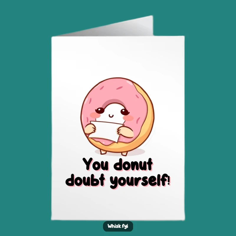 Free Printable Congrats Card: Donut Planner - Smart Downloadable Gift!