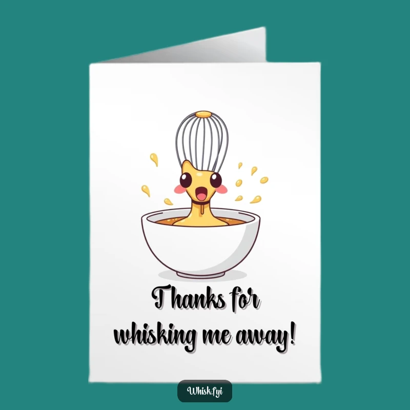 Free Printable Whisk Thank You Card: Spin of Gratitude!