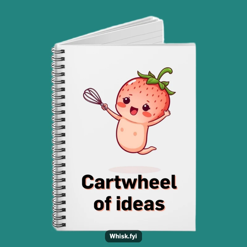 Funny Kawaii Strawberry Notebook: Creative & Hilarious Baking Journal Gift