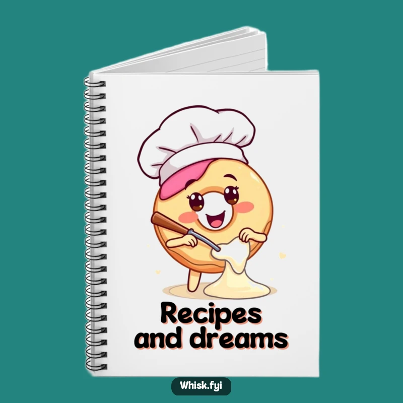 Funny Chef Donut Notebook: Jot Down Recipes with Humor, Perfect Funny Gift for Bakers
