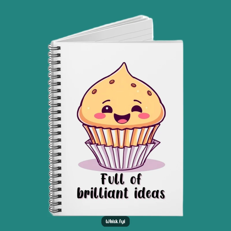 Funny Muffin Notebook: Jot Down Ideas with this Joyful Baked Treat Journal