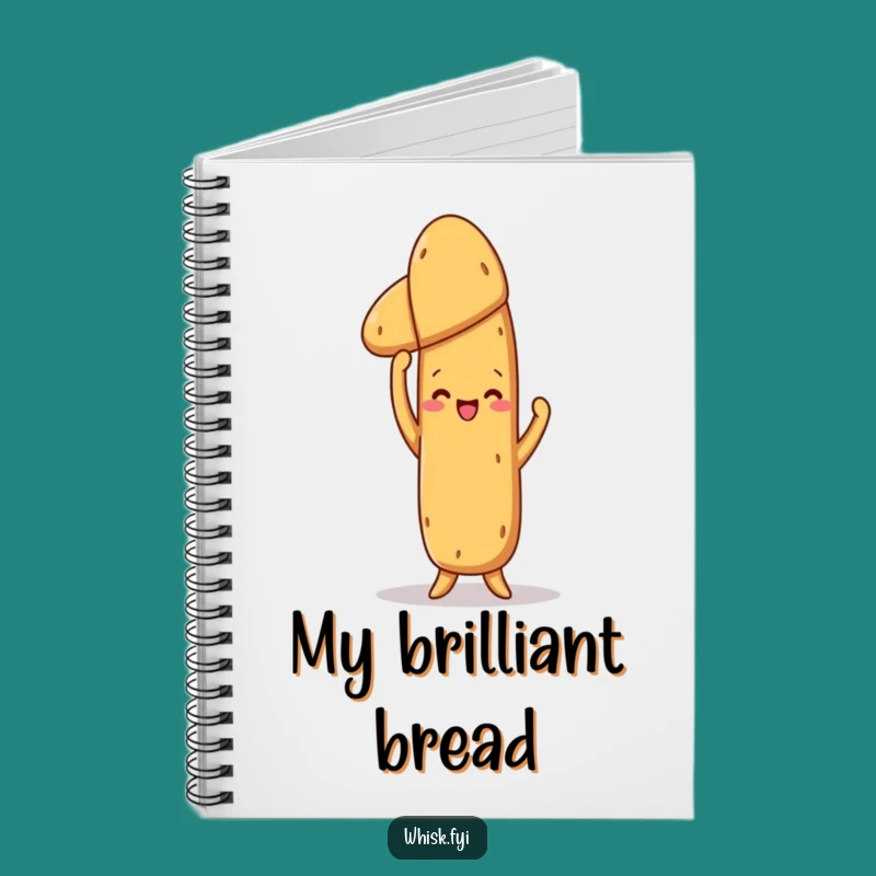 Funny Proud Baguette Notebook - A Journal for Baker's Masterpieces