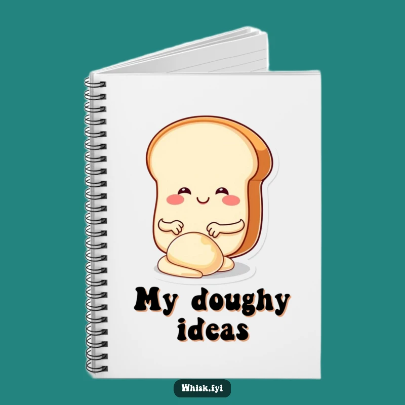 Funny Bread Kneading Notebook: Whimsical Baker Journal for Recipes Gift