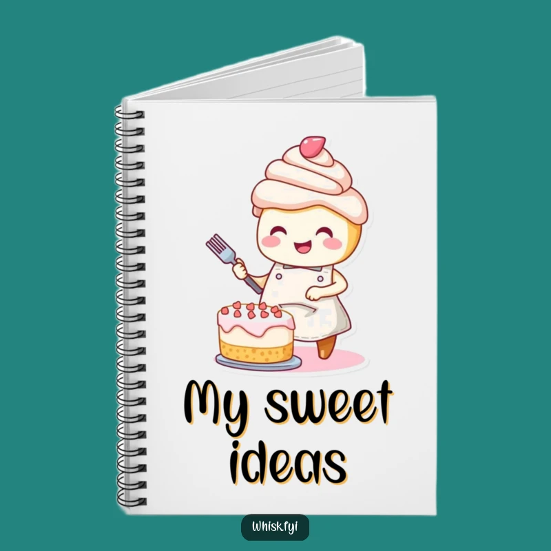 Funny Cupcake Decorator Notebook: Baking Journal, Creative Gift