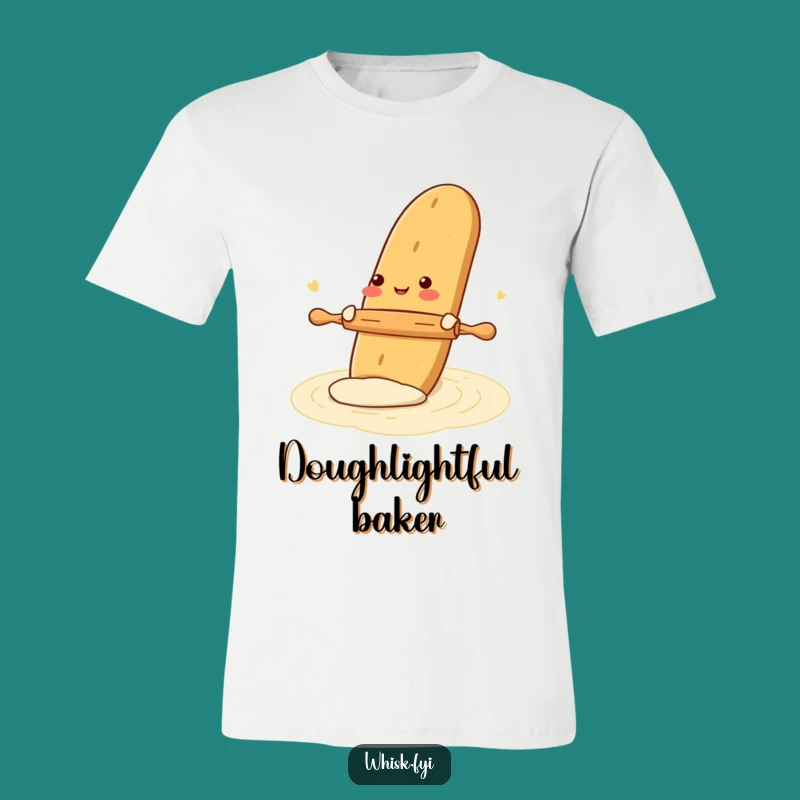 Funny Gleeful Baguette Baking T-Shirt - Cute Carb Creation Tee Gift