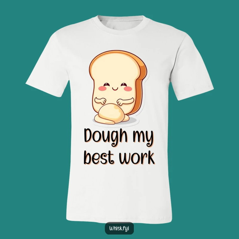 Funny Bread Maker T-Shirt: Joyful Baker Character Tee Gift for Carb Lovers