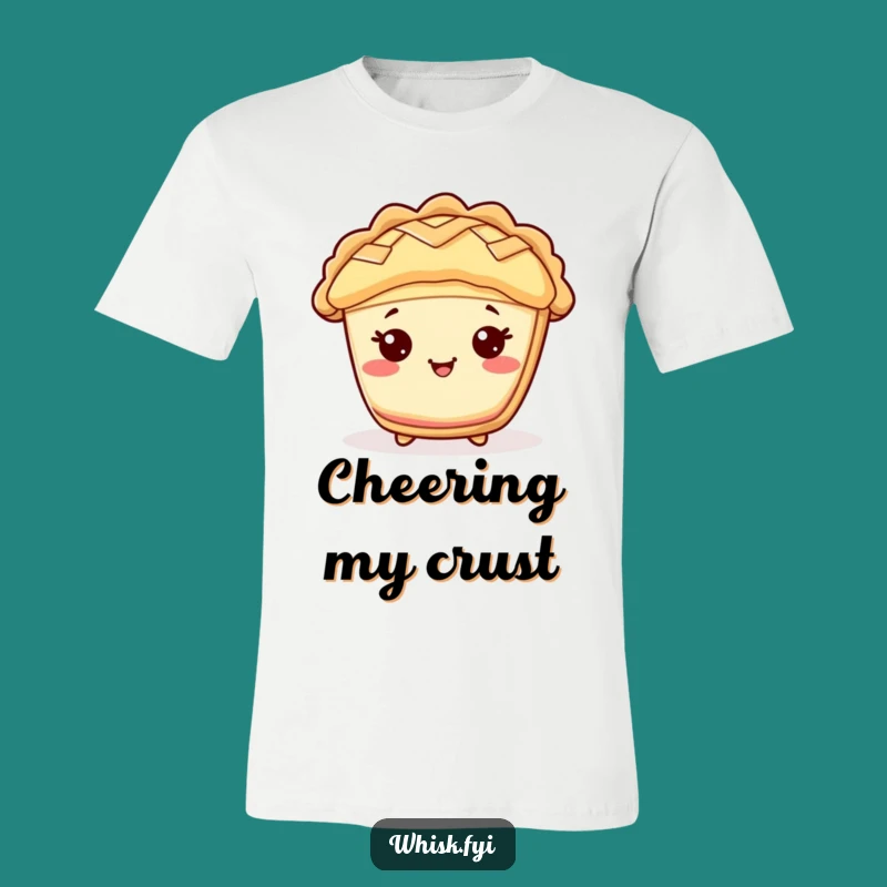Funny Kawaii Pie T-Shirt: Cheerful Lattice Baker, Ideal Funny Gift