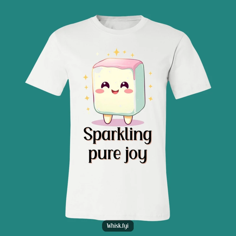 Funny Sugar Cube Sparkle T-Shirt - Radiant Mixing Tee