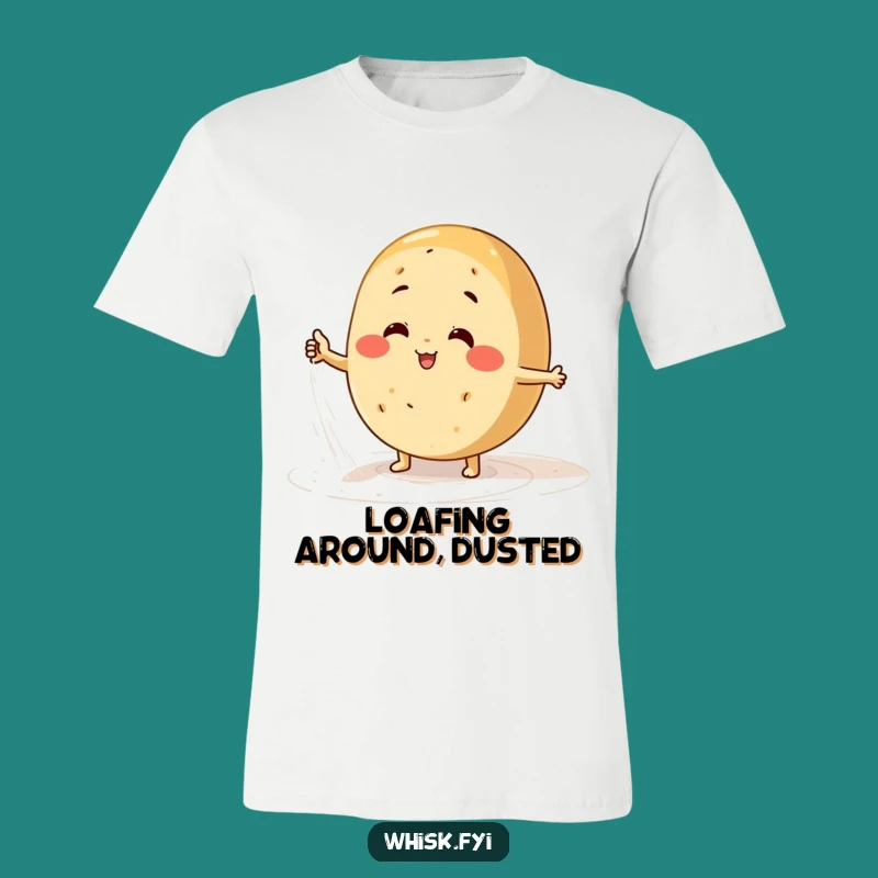 Funny Bread Baking T-Shirt - Hilarious Flour Dusting Tee Gift