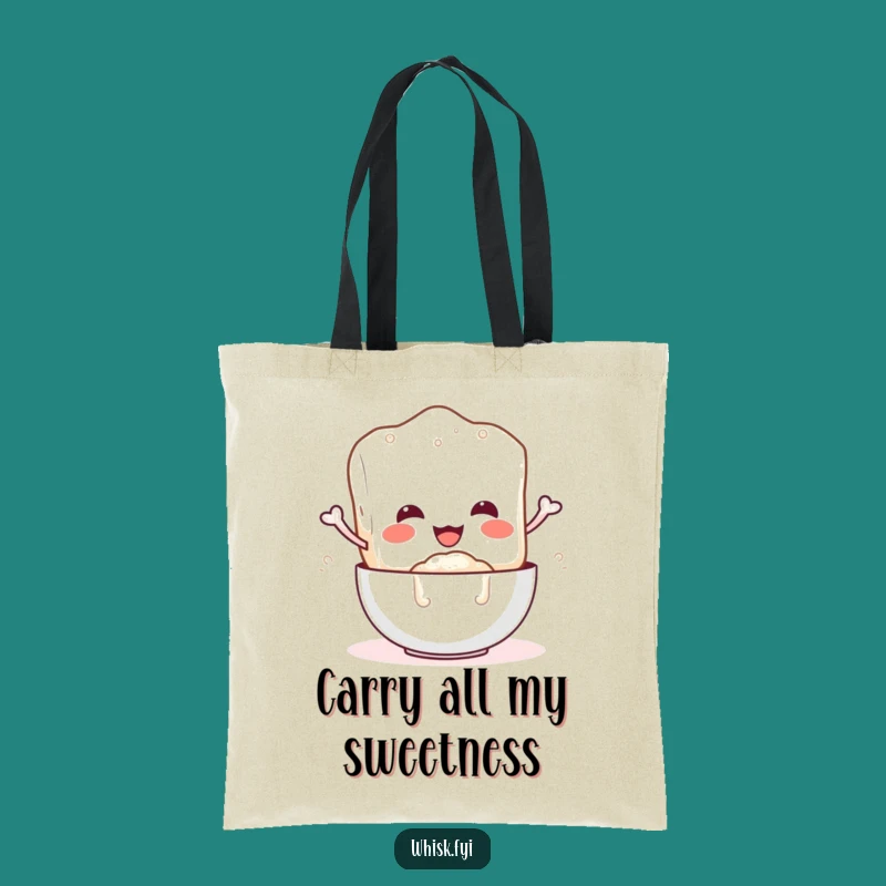 Funny Sugar Cube Tote Bag: Carry Your Essentials with Sweet, Humorous Style