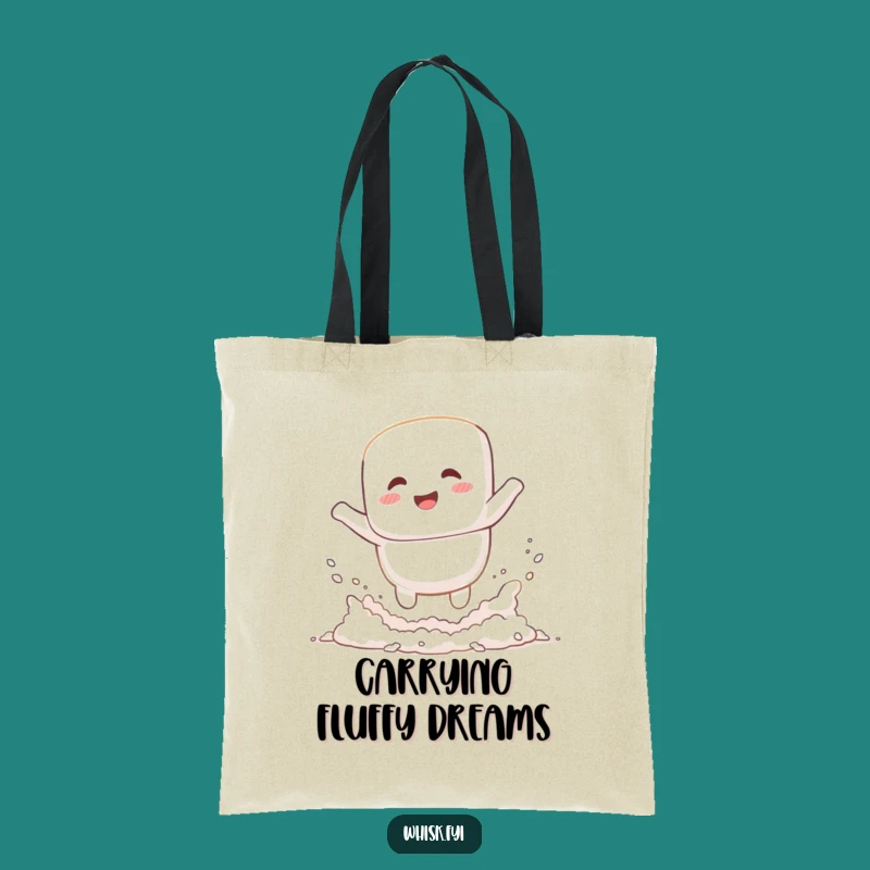 Funny Marshmallow Flour Tote Bag - Practical & Hilarious Baking Accessory