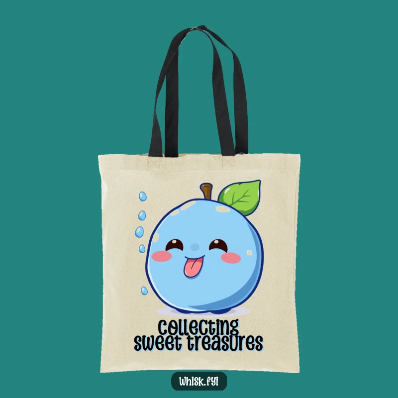Funny Blueberry Sprinkle Tote Bag - Practical & Cheerful Accessory