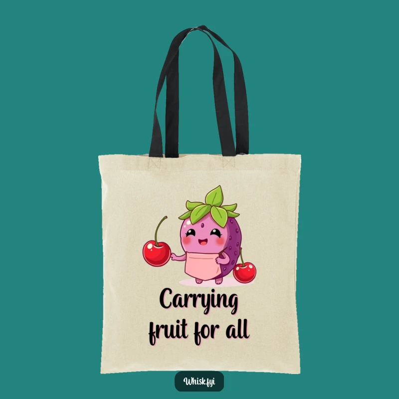 Funny Berry Chef Tote Bag: Adorable Kitchen Carry-All