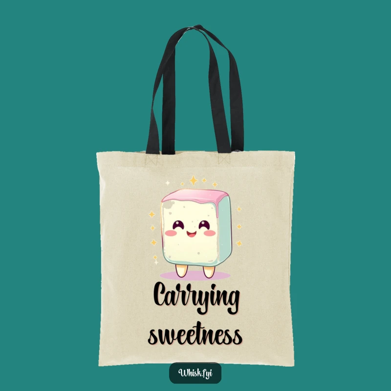 Funny Sugar Cube Tote Bag - Radiant Mixing Carryall