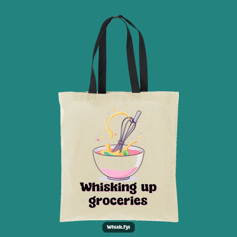 Funny Whisk Batter Tote Bag: Carry Your Essentials with a Giggling Utensil